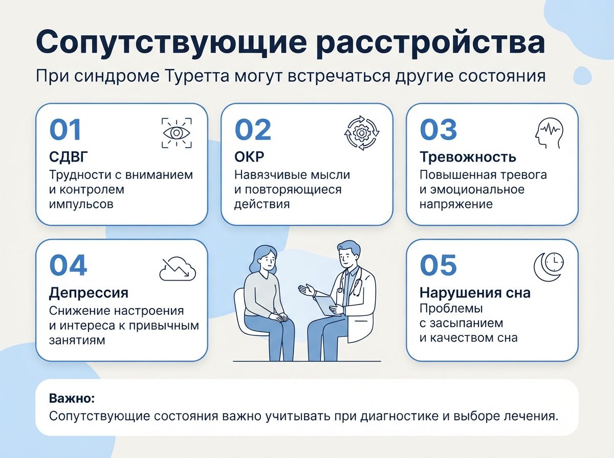 Лечение синдрома Туретта в Алуште инфографика
